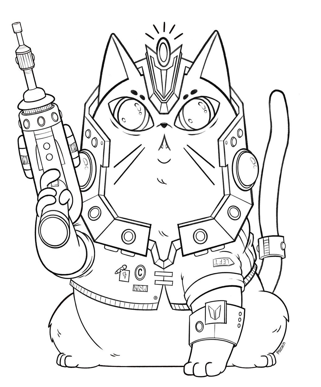 Pew Pew the Cosmic Cat