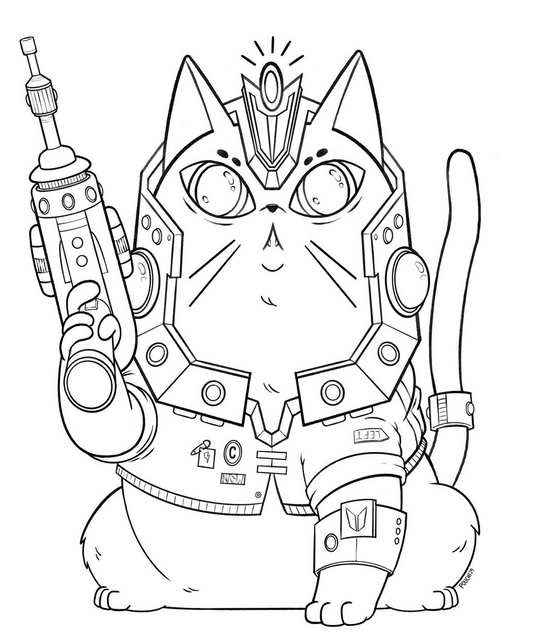 Pew Pew the Cosmic Cat